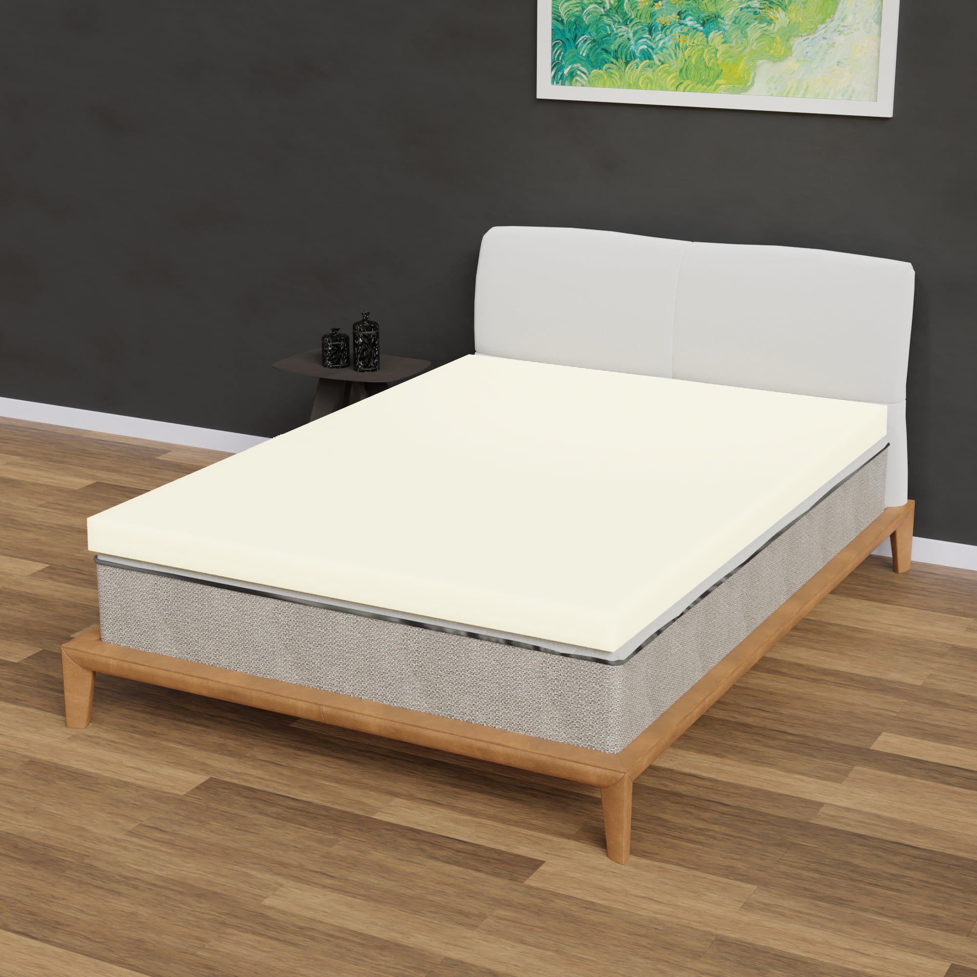 Continental Sleep 2" Foam Mattress Topper, Full - High Density