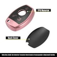 thumbnail image 4 of Unique Bargains Vehicle Key Fob Cover 3 Button Remote Key Fob Case with Keychain Blue for Mercedes Benz C E S M CLS CLK G, 4 of 7