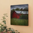 thumbnail image 2 of U R There Photography Willard Road Red I Rustic Farmhouse Acrylic Analog Wall Clock, 2 of 6