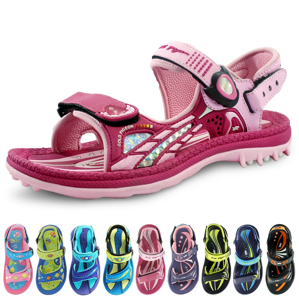 Gold Pigeon Shoes - GP Kids Signature SNAP LOCK Sandals: 0702 Fuchsia ...