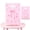 B, variant on Pink Bow Gifts Bags 50pcs Plastic Candy Goodies Bags with Handles for Christmas/ Valentine's Day(9.84 X 6.3in)