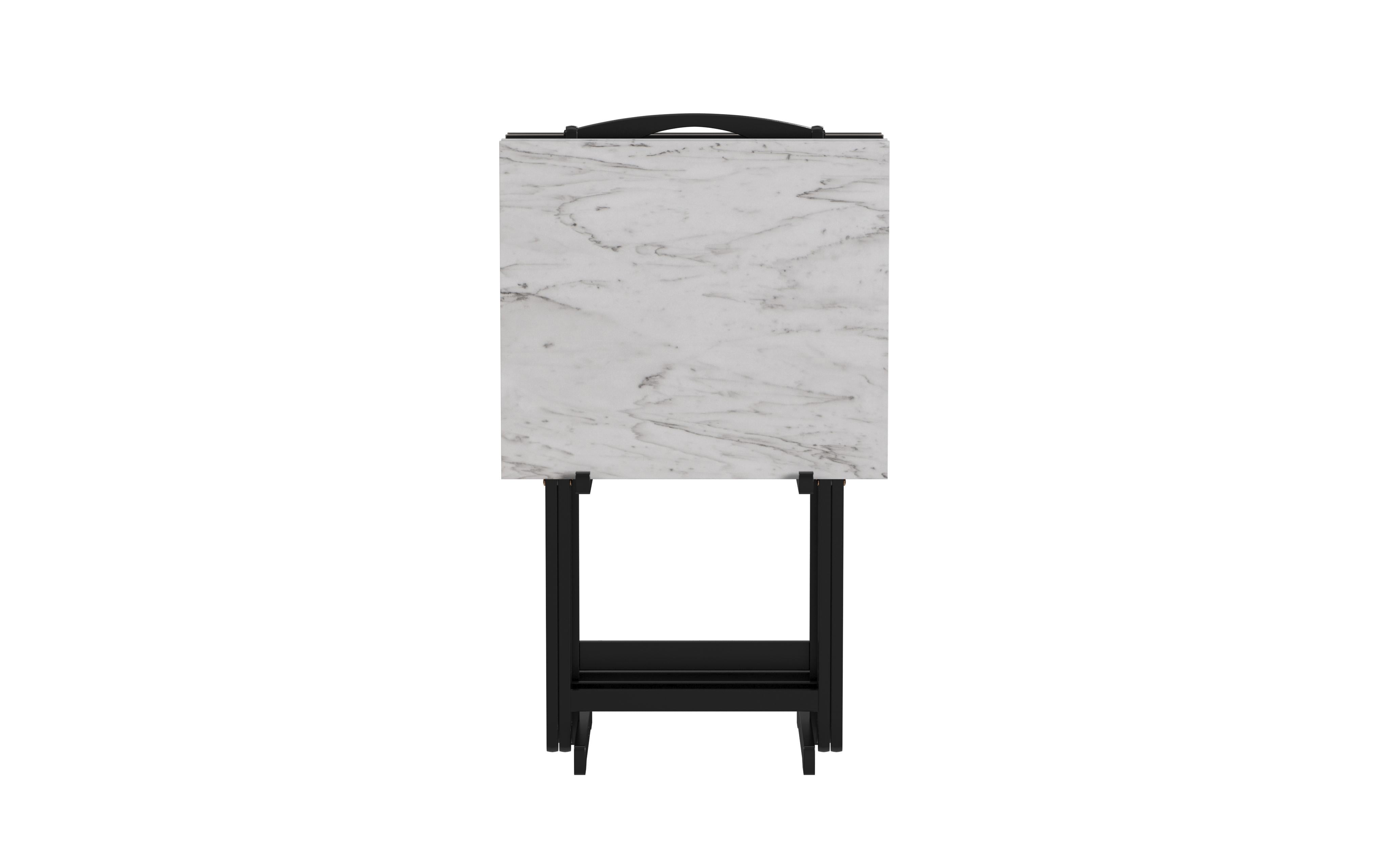 Marble top tv trays new arrivals