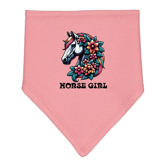 Inktastic Horse Girl Future Cowgirl Baby Bandana Bib