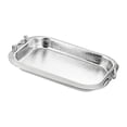 thumbnail image 4 of DYNWAVECA Baking Tray Food Prep Tray with Handles Multifunctional Rectangle Pan Roasting Pan Serving Tray for Cooking Chicken Without grid, 4 of 9