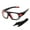 Black+Red, variant on Sport Glasses Basketball Football Goggles Adults Safety Eyewear Sport Goggles