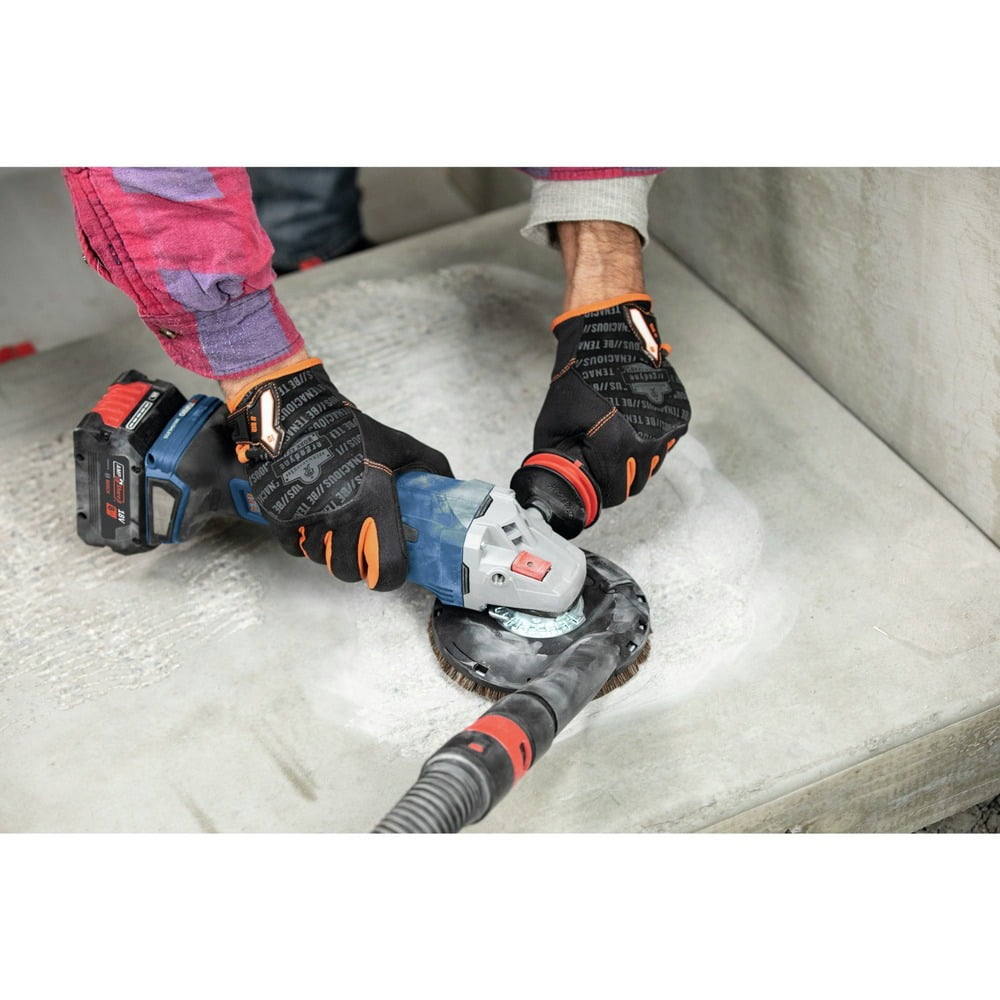 Restored Premium Bosch GWS18V-13CB14-RT 18V PROFACTOR Brushless Connected-Ready Lithium-Ion 5 in. - 6 in. Cordless Angle Grinder Kit with Slide Switch (8 Ah) (Refurbished)