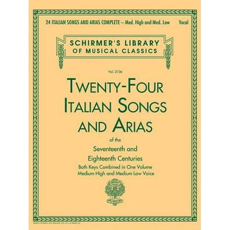 Aerie Stars - 24 Italian Songs and Arias Complete : Med. High and Med. Low Voice