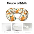 thumbnail image 4 of KLL Squirrel With Colorful Tail Pattern Memory Foam Cervical Neck Pillow Versatile U-Shaped Pillows for Home/Office/Camping/Travelling/Soft Washable Cover, 4 of 8