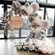 thumbnail image 1 of Arco de globos blanco y gris: kit de arco de globos de cumpleaños de 103 piezas de color blanco y gris plateado, kit de guirnalda de globos adecuado para decoración de cumpleaños de niños y niñas, b, 1 of 5