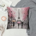 thumbnail image 2 of Nawypu  Eiffel Tower in Paris Throw Pillow Covers  Set of ,Decorative Square Cushion Pillow Case for Couch Sofa Bed Living Room Car Chair, 2 of 5