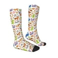 thumbnail image 3 of Bingfone Compression Socks For Women And Men Long Socks For Running Athletic Cycling Nurse-Animal Cartoon Style, 3 of 9