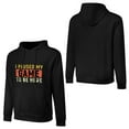 thumbnail image 4 of I Paused My Game To Be Here Funny Gaming Hoodies for Men Women, Graphic Pullover Hoodie Sweatshirt with Long Sleeves, Sizes S-5XL, Black, 4 of 5