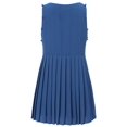 thumbnail image 2 of Richie House Girls' Pleated Sundress with Two Pockets and Buttons RH0967, 2 of 2