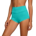 thumbnail image 5 of FNFYFH Cut Out Yoga Shorts for Women Booty Butt Lifting Scrunch Shorts High Waisted Workout Gym Active Hot Pants, 5 of 7