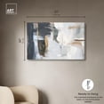 thumbnail image 4 of Stratum III Canvas Print Abstract Decor by Art Remedy, Gallery Wrapped, 45 x 30, 4 of 6