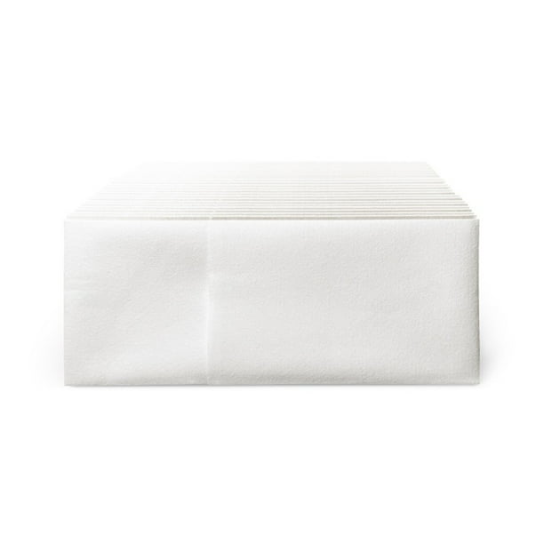 Bearachild Bolsa desechable para cubiertos de 50 Uds., bolsa de soporte de bolsillo para cubiertos, de un solo , mesas para fiestas, Hotel, Mostrada Blanco 40*40cm