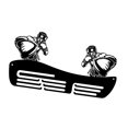 thumbnail image 3 of S SERENABLE Medal Hanger Display Rack Easy to Install Iron Trophy Shelf for Home Hanging Boxing, 3 of 9