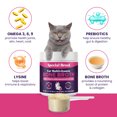 thumbnail image 5 of Cat Multivitamin with Grass-Fed Beef Bone Broth – Daily Supplement for Immune, Joint, Skin, Coat & Gut Health – Omega 3s, Lysine, Beta Glucan, Vitamins A-E, C, D – 90 Day Supply – No Fillers, 5 of 9