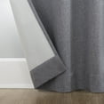 thumbnail image 5 of Sun Zero Jules 100% Blackout Rod Pocket 40" x 63" Single Curtain Panel in Sterling, Adult, 5 of 7