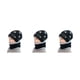 thumbnail image 5 of Sonducket Gorro de invierno para niños, pañuelo para el cuello, calentador de cuello, ciclismo, deportes al aire libre negro 3piezas, 5 of 6