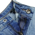 thumbnail image 5 of KIDSCOOL SPACE Little Girls Boys Jeans Shorts,Ripped Simple Design Cute Summer Denim Pants,Blue,4-5 Years, 5 of 5