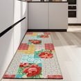 thumbnail image 4 of Pioneer Flower Floral Print Pattern Kitchen Rug Mat,Kitchen Runner Rugs Non Skid Washable,Decorative Kitchen Floor Mats for Kitchen,Sink,Laundry,17"X47", 4 of 5