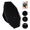 Black, variant on RUBY VIBE CO Silicone Body Scrubber, Exfoliating Shower Bath Brush with Flexible Hand Grip, Black 1pc