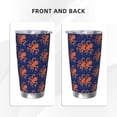thumbnail image 3 of Salouo Octopus Print 20oz Tumbler with Lid,Stainless Steel Vacuum Insulated Tumbler Durable Insulated Coffee Mug Thermal Cup with Splash Proof Sliding Lid-Straw Three-piece Set, 3 of 8