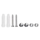 thumbnail image 2 of 8 Hole Foldable Hanger Wall Mounted Space Saving Clothes Drying Rack Closet Storage, 2 of 4