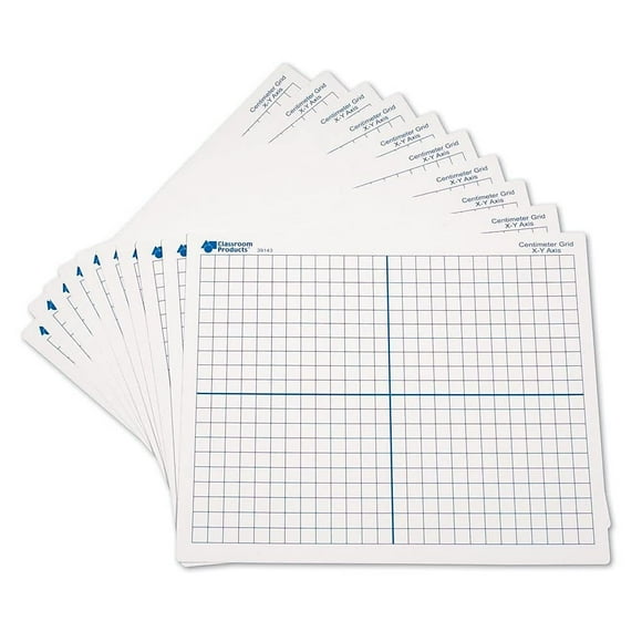 Tapetes de borrado en seco Learning Resources juego de 10 unidades 9 x 11