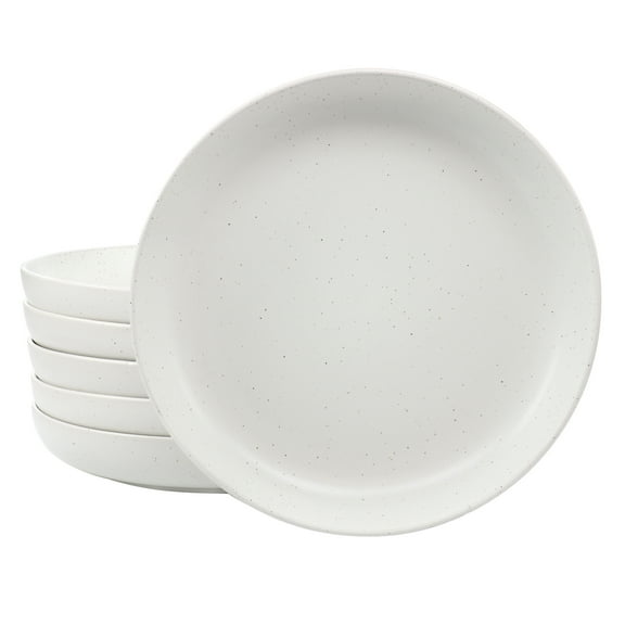 Studio 3B Mio 6 Piece 9.5 Inch Round Stoneware Bowl Set in Sea Salt