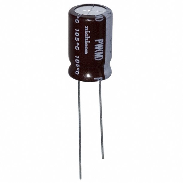 Nichicon Aluminum Electrolytic Capacitors Leaded 25 Volts, 470uF