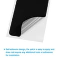 thumbnail image 4 of Unique Bargains Down Jacket Repair Patch 2' x 3', 6 Pack Self Adhesive Nylon Fabric Patch, Black, 4 of 5