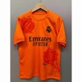 thumbnail image 1 of Camiseta De Fútbol Clásica De Verano Del Real Madrid Orange Fan EditionM, 1 of 2
