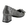 thumbnail image 5 of Naturalizer Mavis Women's Heels Silver Metallic Snake Size 7.5 W, 5 of 8
