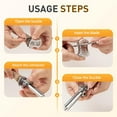 thumbnail image 5 of Apple Corer, Adjustable Fruit and Vegetable Stainless Steel Multi Functional Core Remover Tool for Bell Peppers, Apples, Tomatoes, Efficient Kitchen Tool with Seed Removal Design (22.5*1cm g, 5 of 5