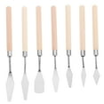 thumbnail image 6 of Art Spatula Tool Stainless Steel Painting Knife Pallets Wedges Student Beige, 6 of 9