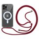 thumbnail image 3 of Crossbody Lanyard Clear Magnetic Case For iPhone 15 Plus 14 13 12 Pro Max 11 For Magsafe Shockproof Acrylic Hard PC Back Cover, 3 of 5