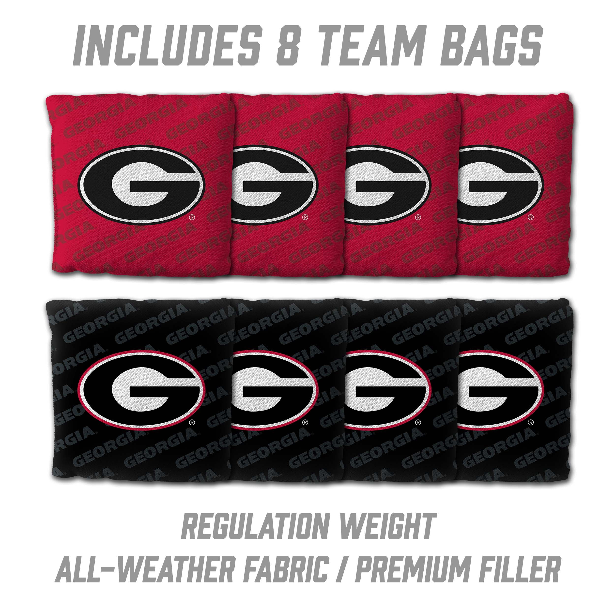 YouTheFan NCAA Georgia Bulldogs 2' x 4' Cornhole Game