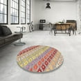 thumbnail image 4 of Ahgly Company Machine Washable Indoor Rectangle Contemporary Rust Pink Area Rugs, 5' x 8', 4 of 7