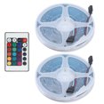 thumbnail image 2 of Peahefy LED Tape Light,Flexible Tape Lights,IP65 Waterproof RGB Strip Light Color Changing 600LED Light Dimmable For Outdoor Decor US 100‑240V, 2 of 8