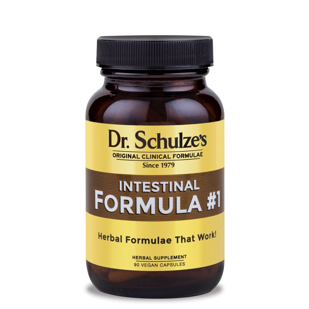 Dr. Schulze’s Intestinal Formula 1 Promotes Regular & Complete Bowel Movements All Natural