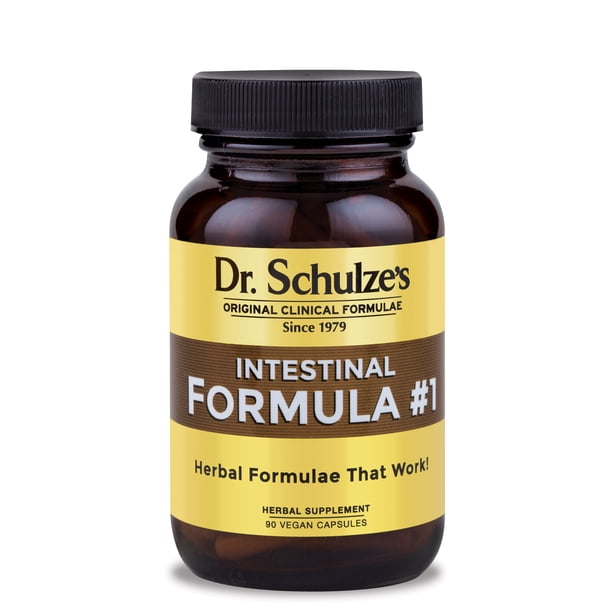 Dr Schulze S Intestinal Formula 1 Promotes Regular Complete Bowel Movements All Natural Herbal Product Improved Elimination Better Digestion Dietary Supplement 90 Capsules Walmart Com Walmart Com