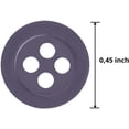 thumbnail image 4 of EcoNesxp Holeware Navy Blue Buttons 45" Round Buttons for Crafts and, 4 of 4