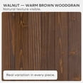 thumbnail image 4 of Classic Walnut 24 inch Floating Shelf, High End Solid Real Wood Small 24inch Floating Shelves for Wall Mounted, 24in Floating Shelves, Heavy Duty Bracket, 24 X 6.5 X 1.75 inches, Set of 3, 4 of 4