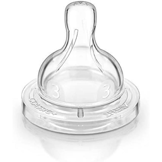 Nipple Philips Avent Classic Medium Flow sin BPA, paquete de 2
