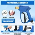 thumbnail image 4 of Short Pressure Washer Gun with Swivel, Power Washer Gun Handle with 1/4” Quick Connector Couple and 3/8" Male Plug - 5000 PSI 10 G.P.M$$Tools, 4 of 7