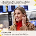 thumbnail image 4 of Jabra Evolve2 Buds UC - Verdaderos Auriculares Inalámbricos con Micrófono - Intrauditivos - Bluetooth - Cancelación Activa de Ruido - USB-C mediante Adaptador Bluetooth - Aislamiento de Ruido - Negro, 4 of 5