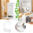 thumbnail image 3 of Dishwashing Sponge Rag Draining Storage Rack Kitchen Wall Mounted Multi Functional Draining Rack Kitchen Storage Rack, 3 of 7