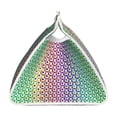 thumbnail image 3 of Lsque Rainbow Peacock Feathers Printed Long Tissue Box Cover Holder, Facial Paper Organizer Dispenser,Triangle with Bottom Belt, PVC Leather Decorative Organizer, 3 of 9